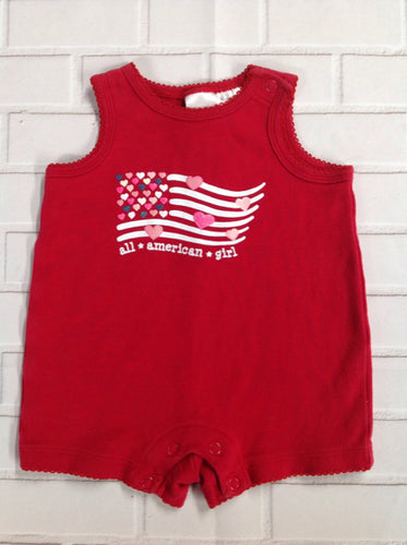 Small Wonders Red Print One Piece
