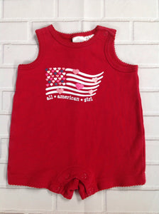Small Wonders Red Print One Piece