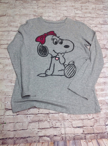 Snoopy GRAY PRINT Top