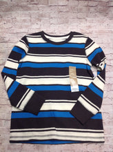 Sonoma BLUE & GRAY Stripe Top