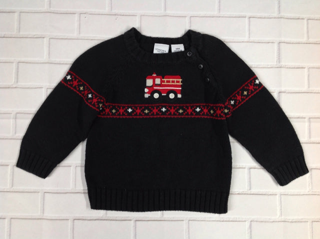Sonoma Black Print Sweater