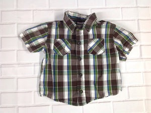 Sonoma Brown Print Top