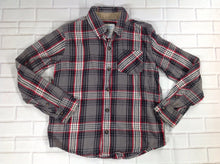 Sonoma GRAY PRINT Plaid Top