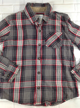 Sonoma GRAY PRINT Plaid Top