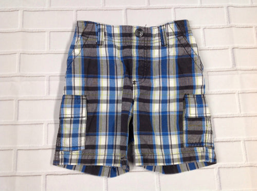 Sonoma Gray & Blue Plaid Shorts
