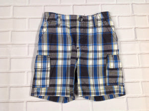Sonoma Gray & Blue Plaid Shorts