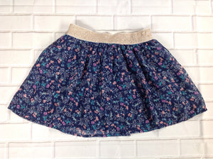 Sonoma Navy Print Skort