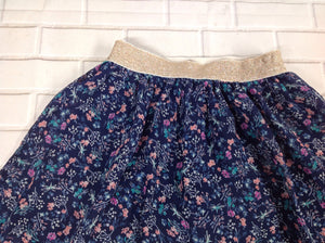 Sonoma Navy Print Skort