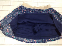 Sonoma Navy Print Skort