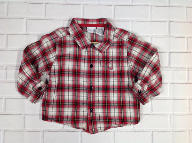 Sonoma Red Print Top