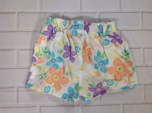 Sonoma White Print Shorts