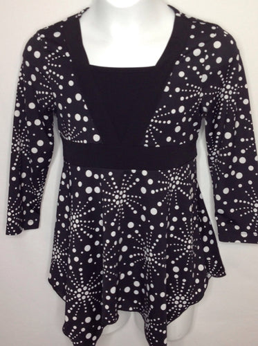 Speechless Black & White Top