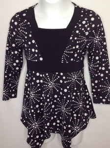 Speechless Black & White Top