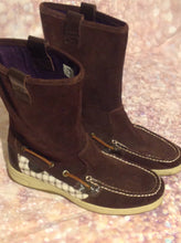 Sperry BROWN & BEIGE Suede Boots Size 6M