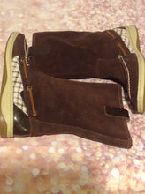 Sperry BROWN & BEIGE Suede Boots Size 6M