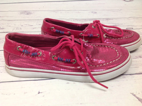 Sperry Pink Sneakers Size 5