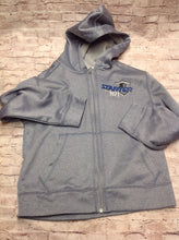 Starter Light Blue ZIP-UP WITH HOOD Top