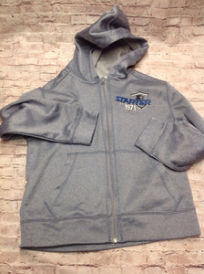 Starter Light Blue ZIP-UP WITH HOOD Top
