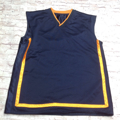 Starter Navy & Orange Reversable Top