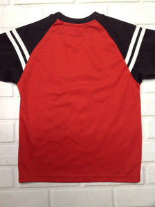 Street Line Red & Black Football Top