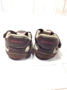 Stride Rite Beige & Brown Sandals