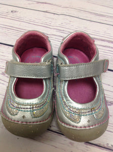 Stride Rite Silver & Pink Shoes
