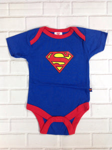 Superman Blue & Red Onesie