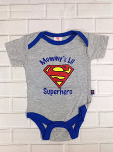 Superman Gray & Blue Onesie