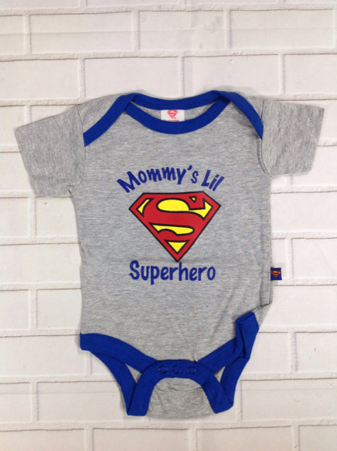 Superman Gray & Blue Onesie