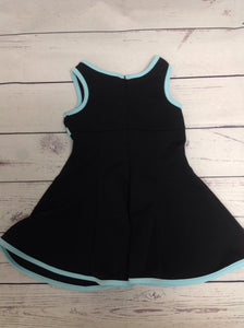 Sweet Heart Rose Black & Blue Dress