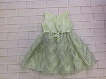 Sweet Heart Rose GREEN & SILVER Glitter Dress
