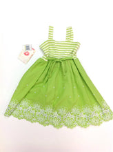 Sweet Heart Rose Green & White Dress