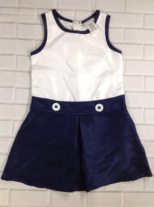 Sweet Heart Rose Navy & White Dress