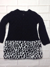 TAHARI Black & White LEOPARD PRINT Dress