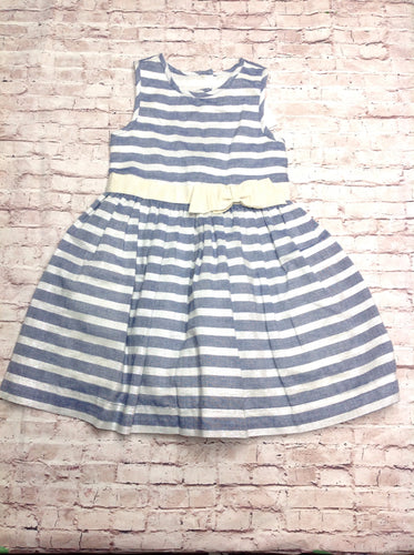 TAHARI Blue & White Dress