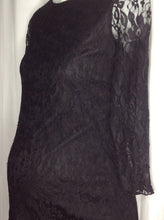 THREE SEASONS Black Lace Top