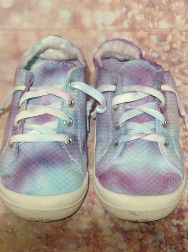 TIME TRU Baby Blue & Purple Sneakers size