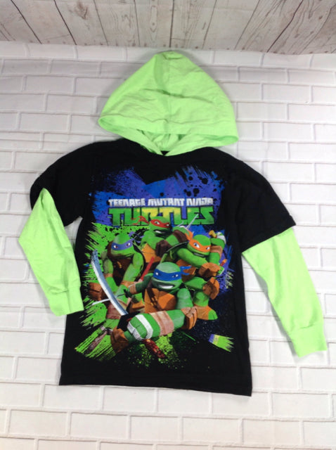 TNMT Black Print Ninja Turtles Top – Tomorrow's Child Resale