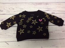 TRUE RELIGION Black Print Top
