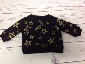 TRUE RELIGION Black Print Top
