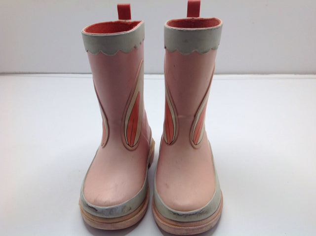 Target Pink & White RainBoots