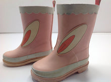 Target Pink & White RainBoots