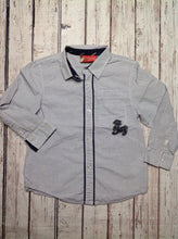 Taz Blue Print Checkered Top
