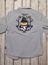 Taz Blue Print Checkered Top