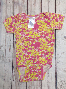 Terry YELLOW & PINK Onesie