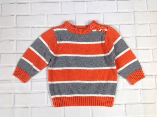 The Children's Place Orange & Gray Top