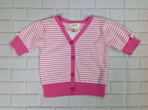 The Children's Place White & Pink Top