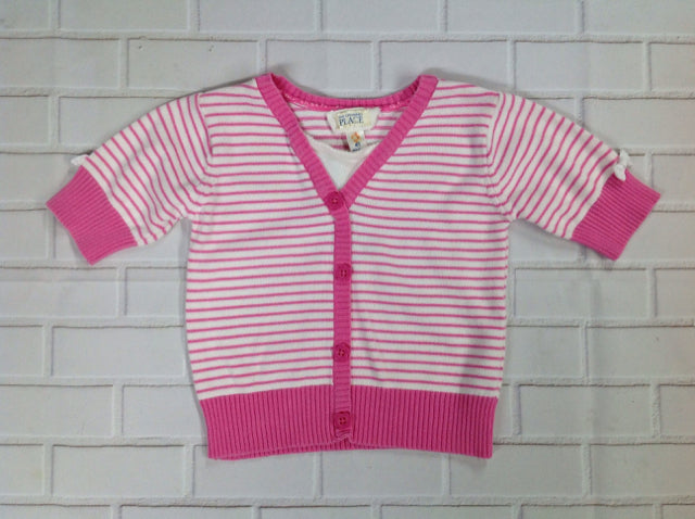 The Children's Place White & Pink Top