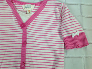 The Children's Place White & Pink Top