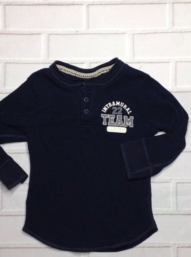 The Place BLUE & CREAM Top